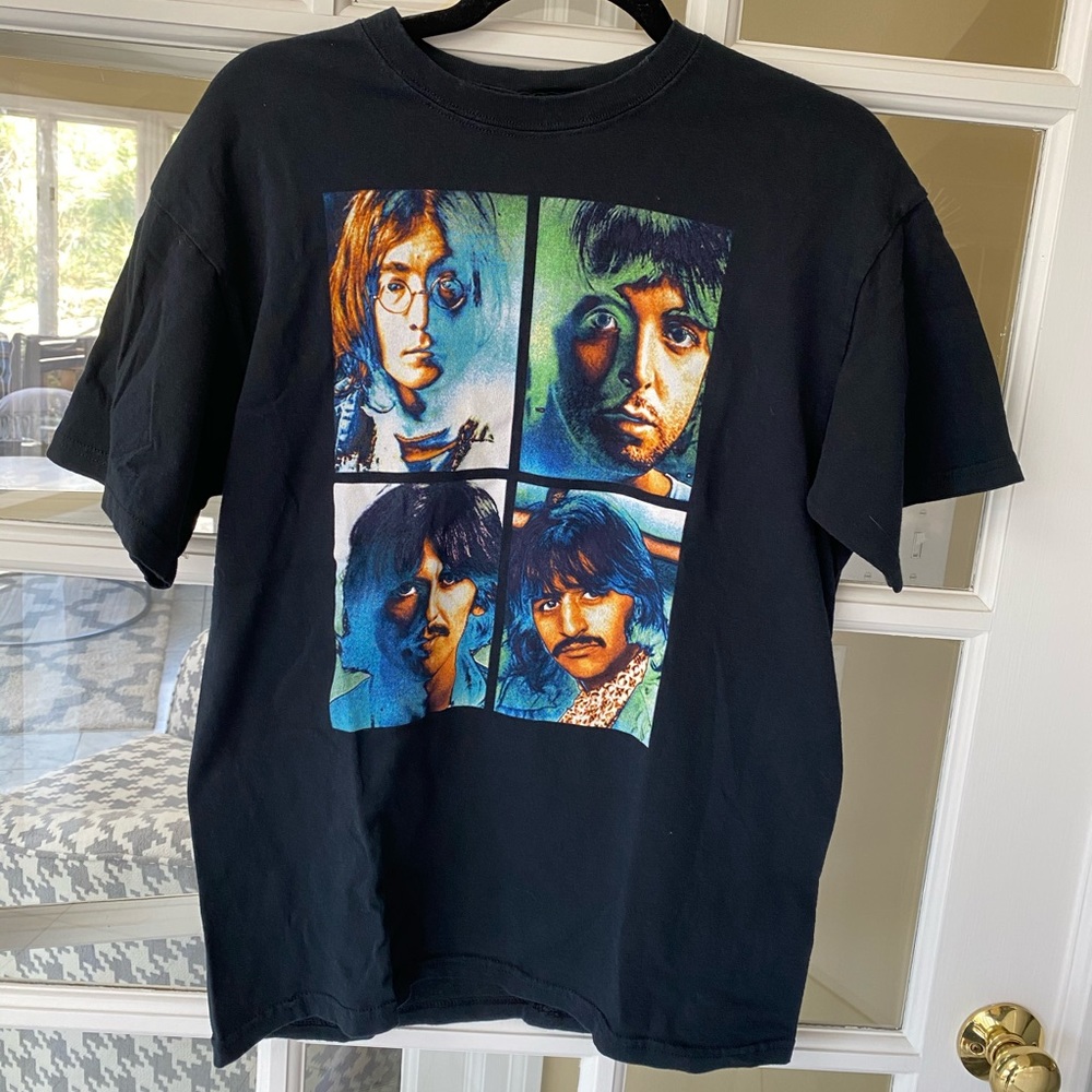 Mens The Beatles T Shirt John Lennon Tour M